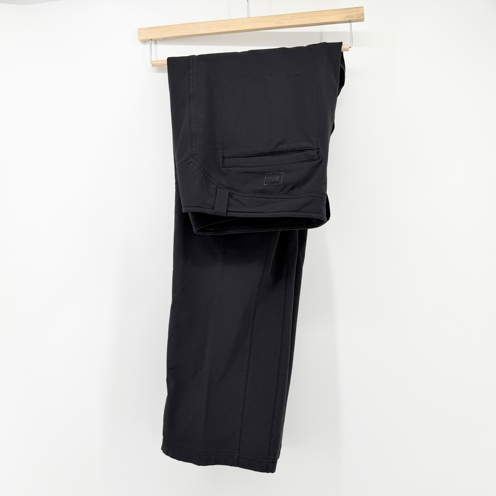 REI Co-op Men 40x32 Activator Softshell Pants Black Stretch Hiking Trekking